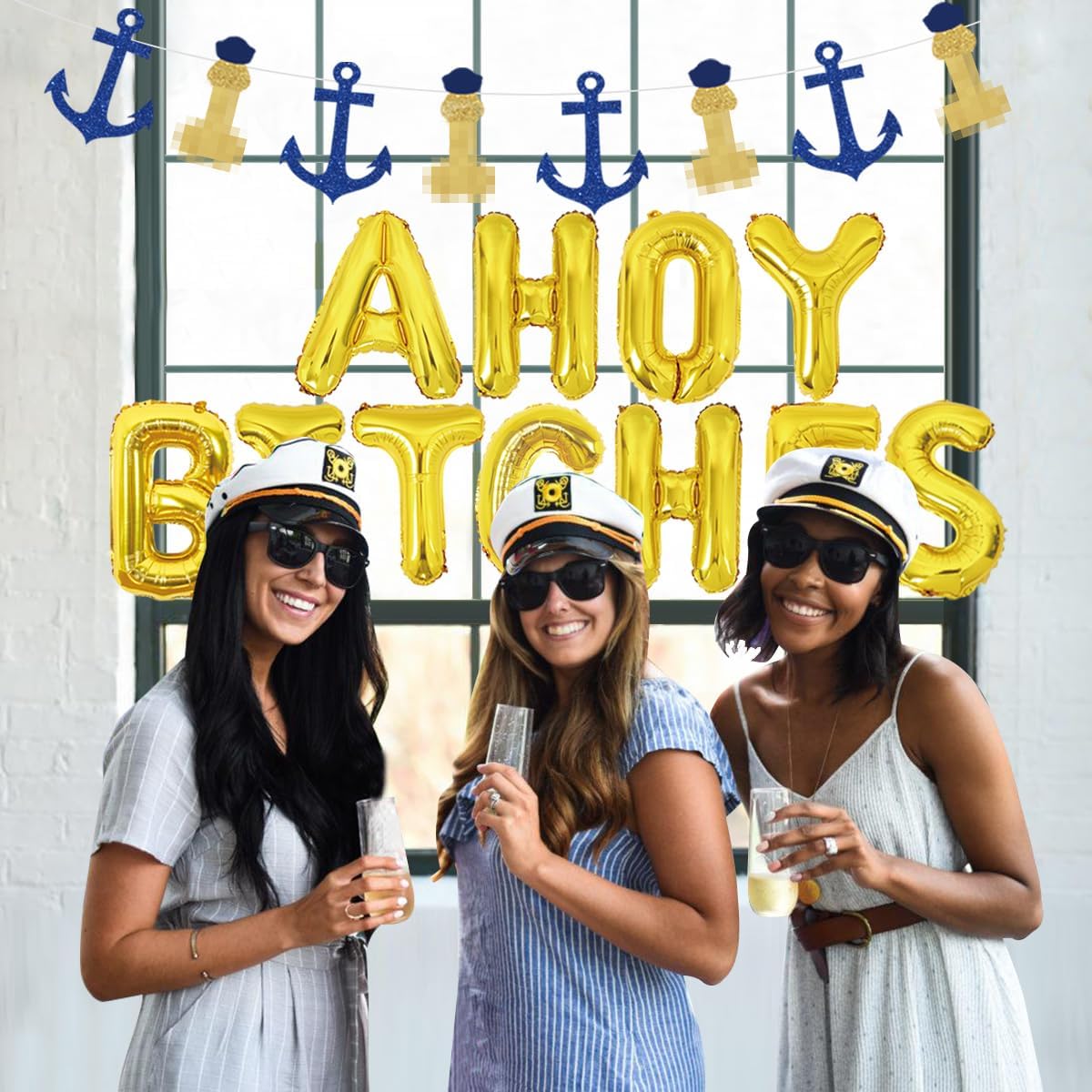 Nautical Bachelorette Balloon Banner Set