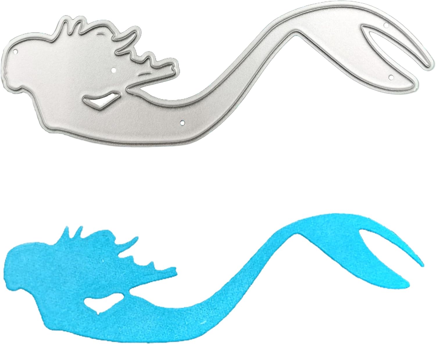 Mermaid Themed Metal Cutting Dies for Scrapbooking and Card Making
