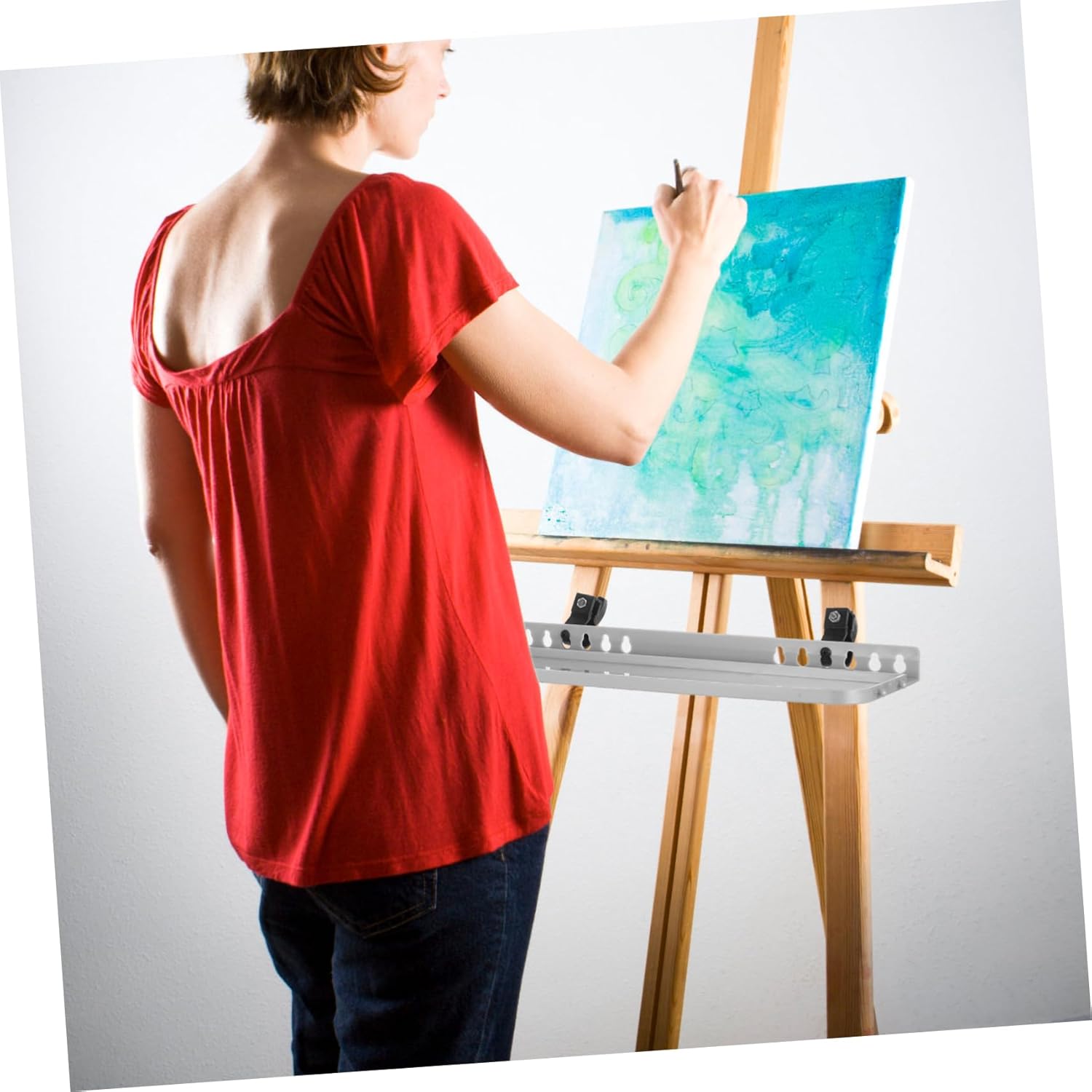 Portable Artist Easel Tray with Adjustable Height