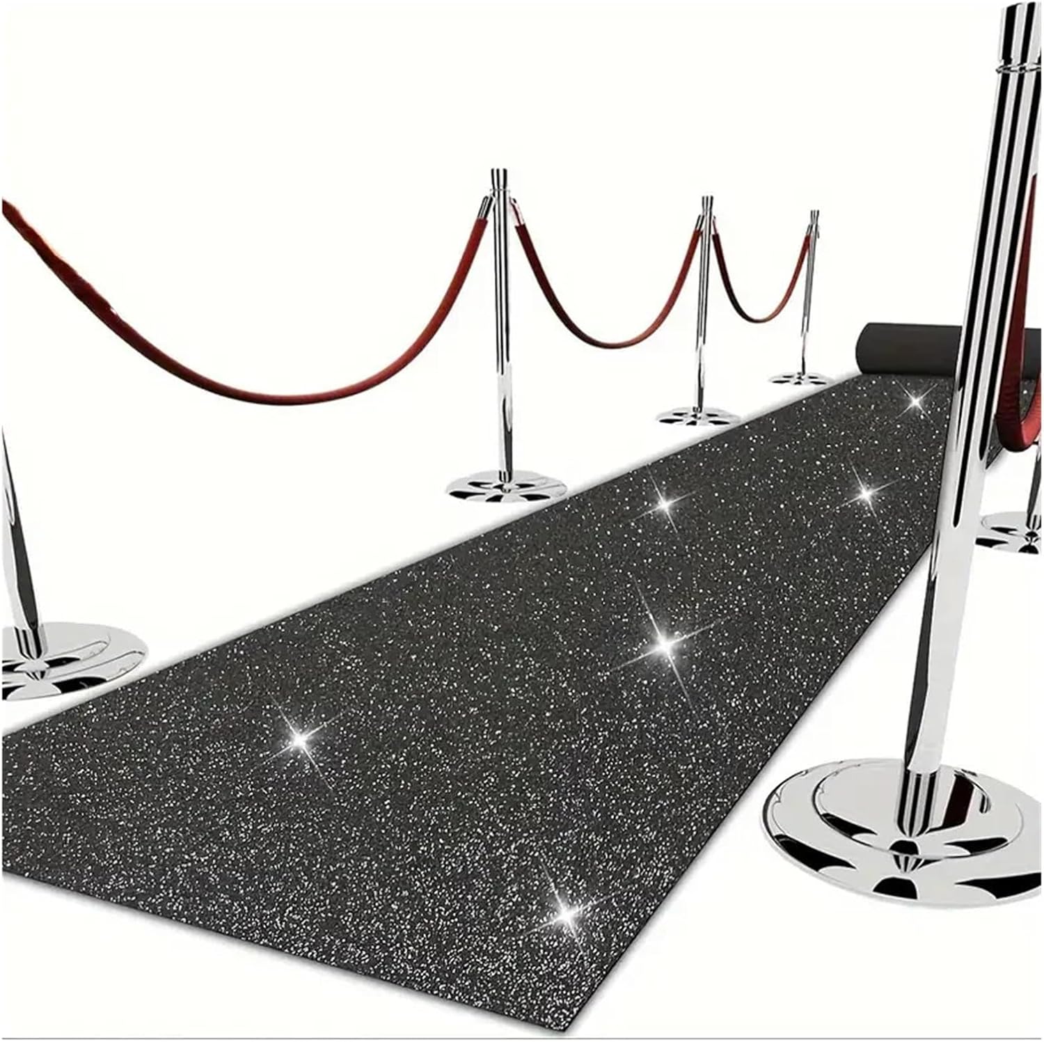 Elegant Wedding Aisle Runner Non Slip Washable Carpet