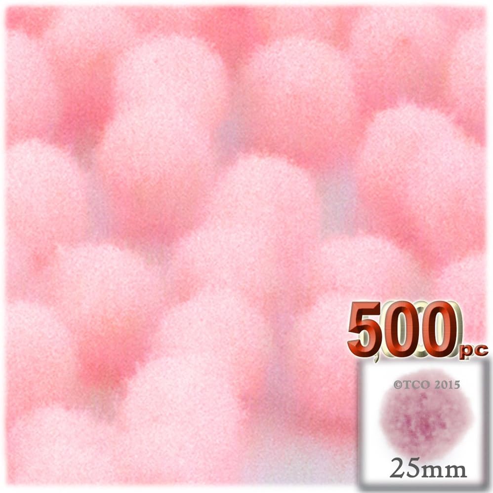The Crafts Outlet 500-Piece Purple Pom Poms 1