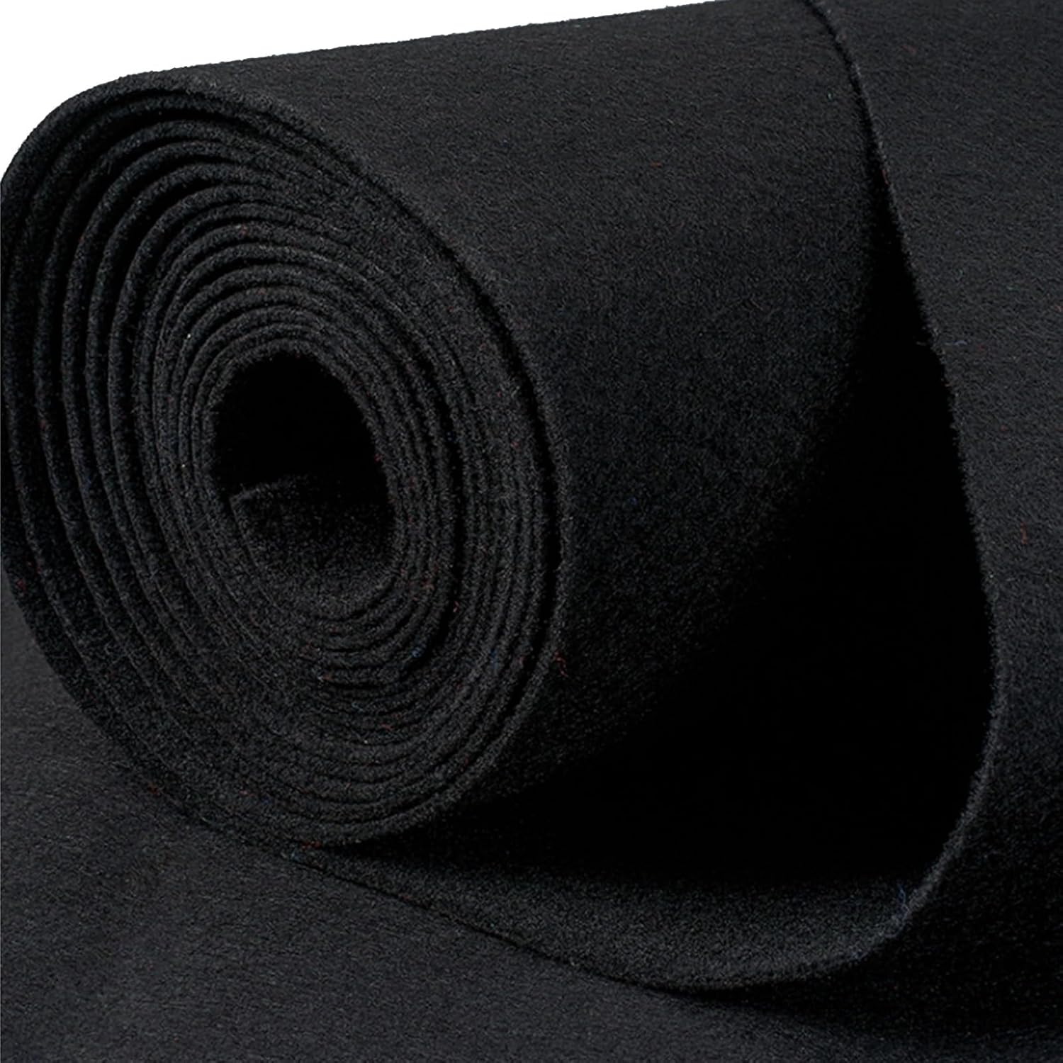 Black Wedding Aisle Runner 2mm Non-Slip Carpet