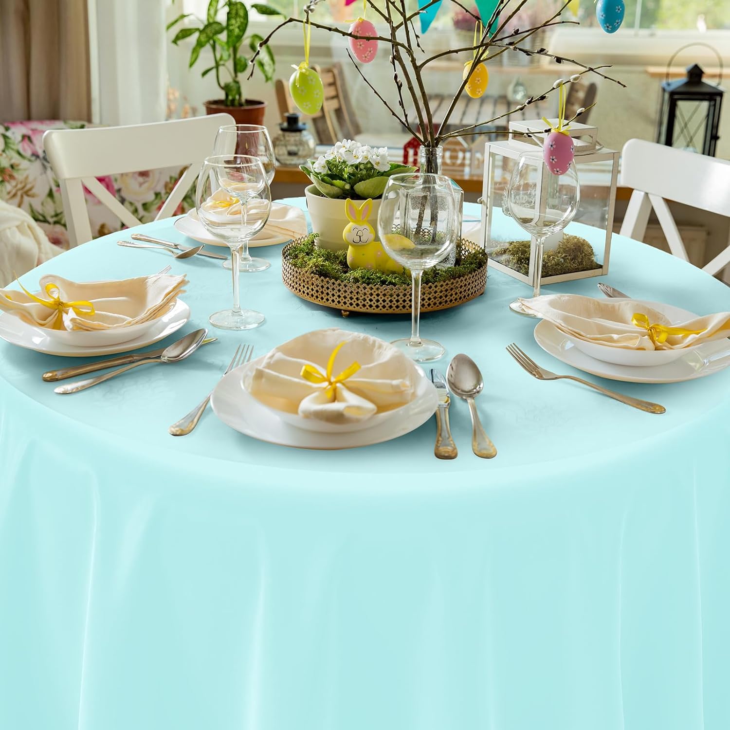 12Pack Pastel Rainbow Plastic Tablecloths for Parties