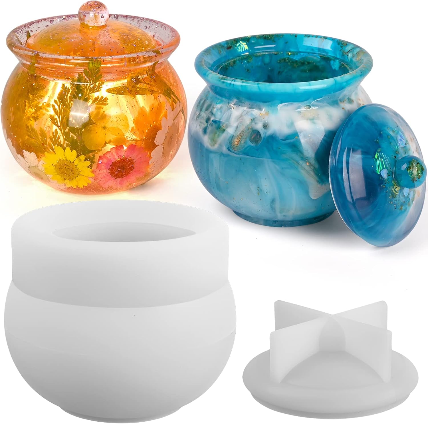 Actvty Jar Silicone Molds for Epoxy Resin DIY Projects
