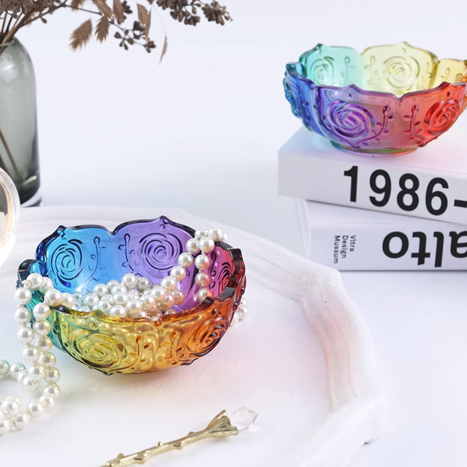 Flower Shape Resin Casting Mold for Crafts and Decor