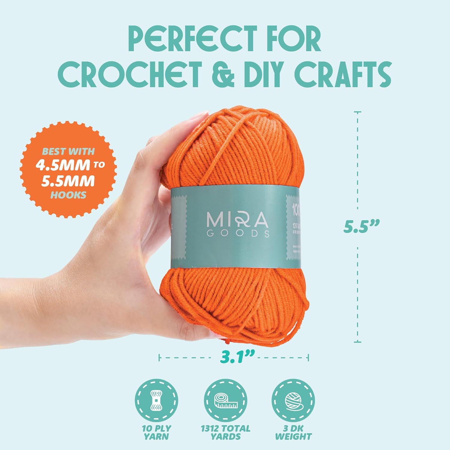 Mira HandCrafts Crochet Kit for Beginners