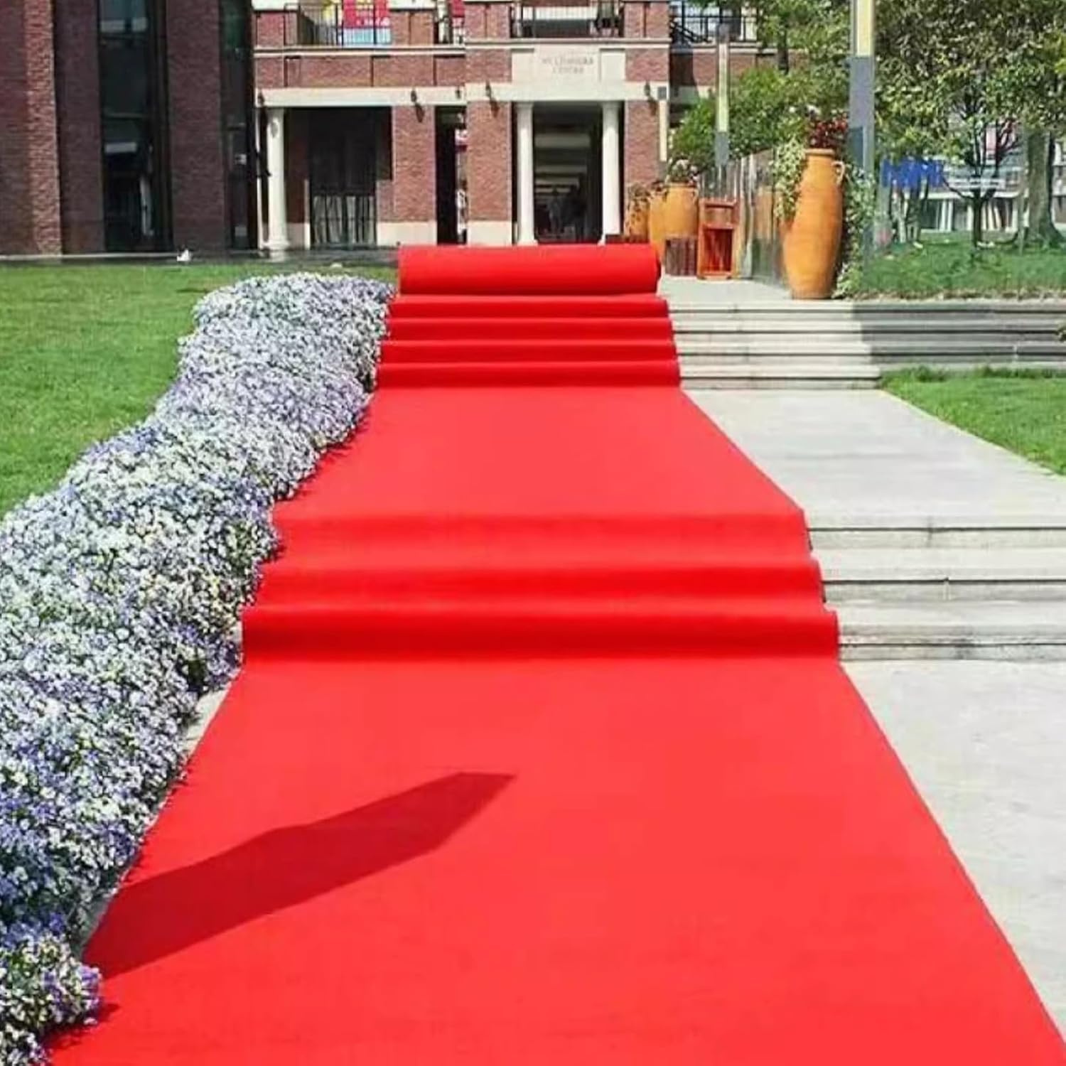 Red Carpet Runner for Wedding Ceremony and Event Decor