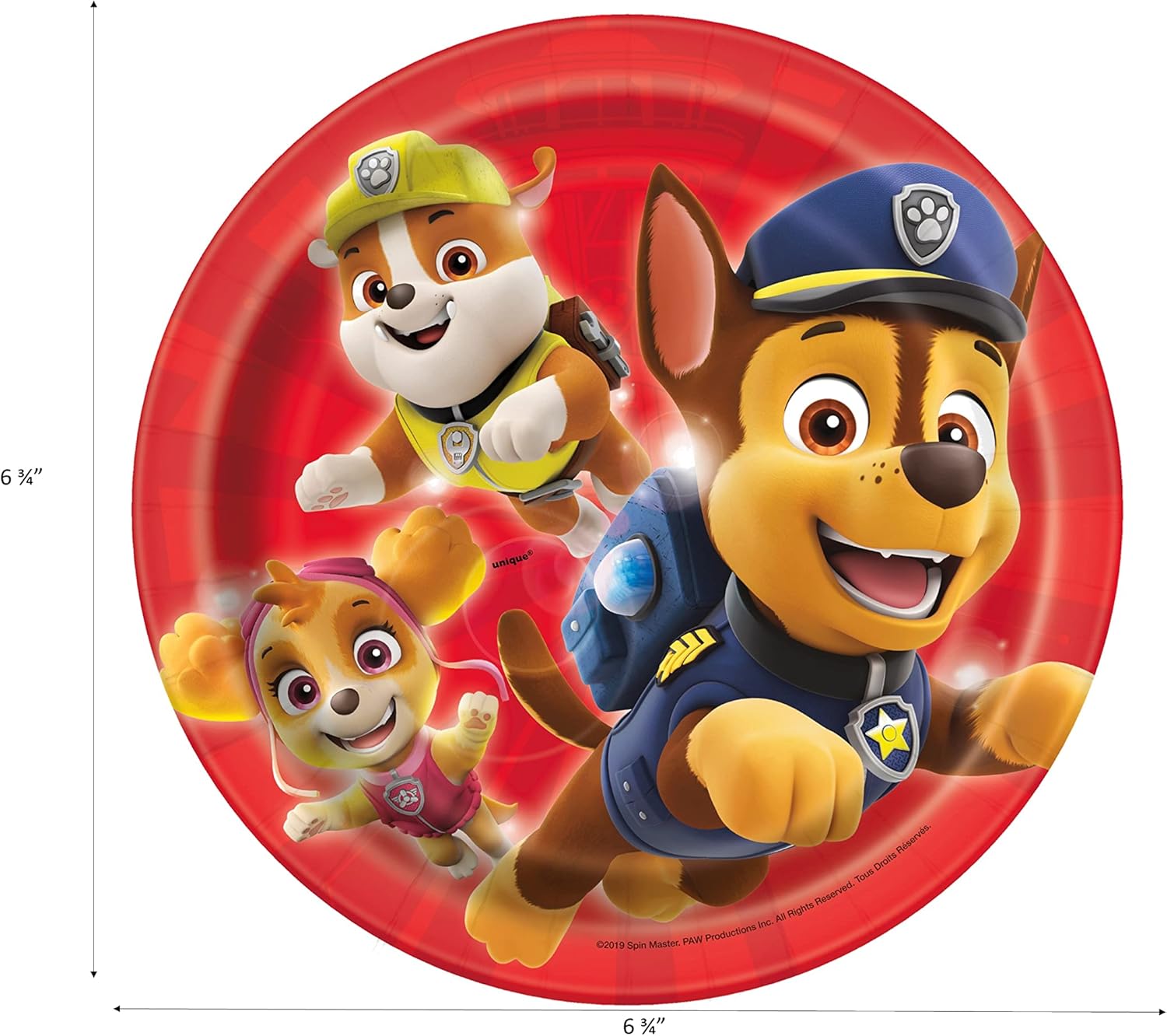 Paw Patrol Birthday Party Supplies Bundle - 16 Plates Napkins