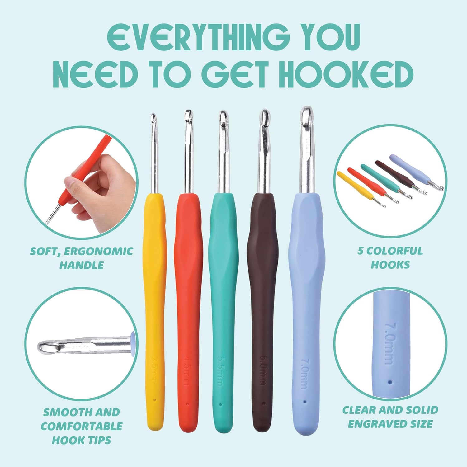 Mira HandCrafts Crochet Kit for Beginners