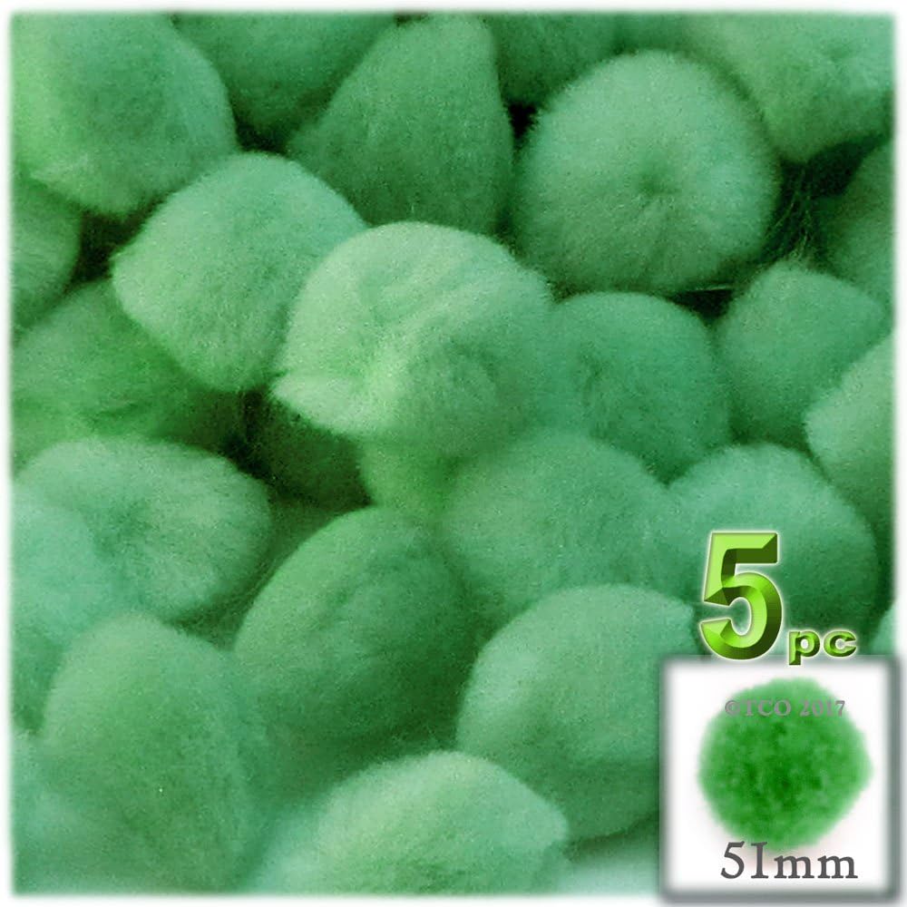 The Crafts Outlet 5-Piece Light Brown Pom Poms