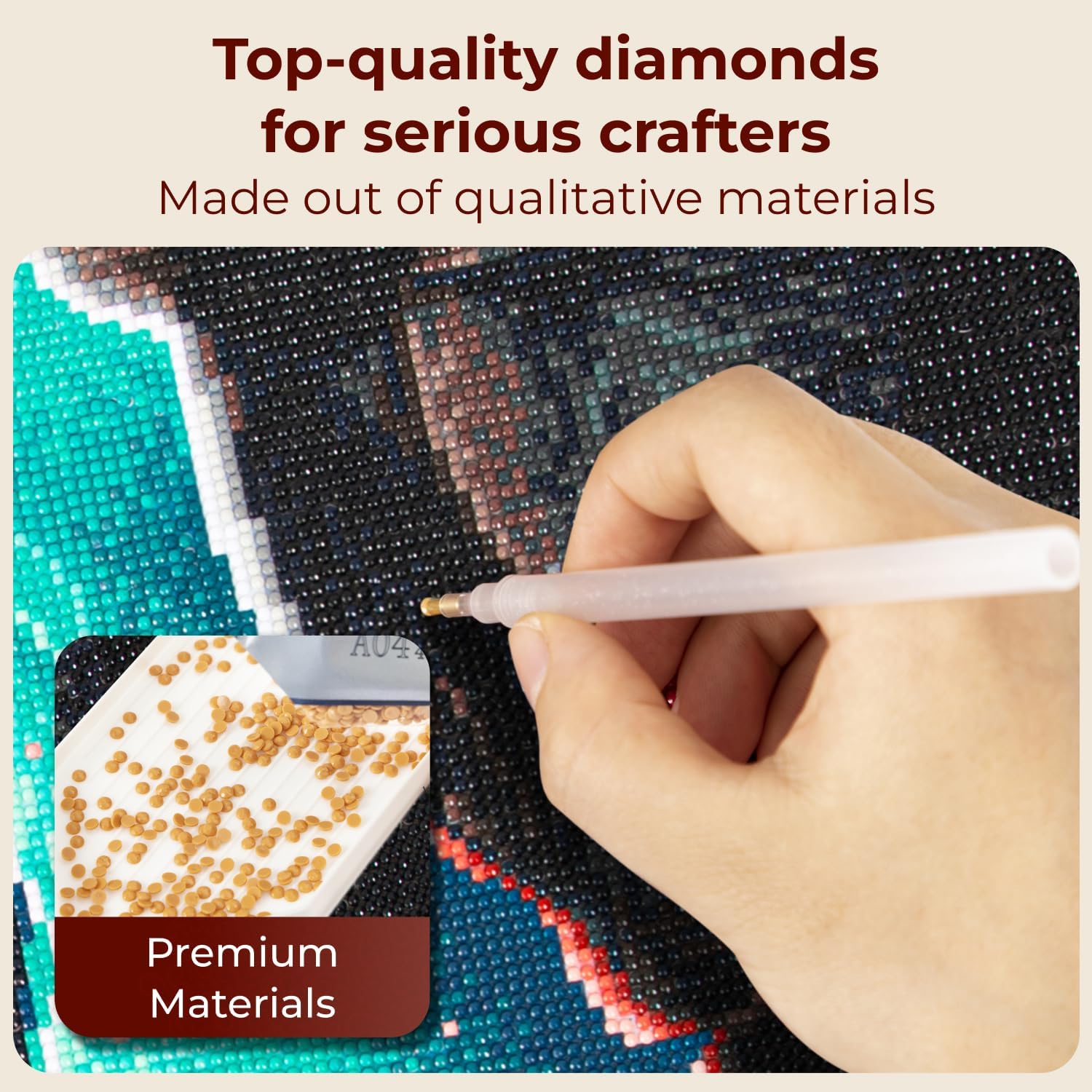 CRAFTHUB Harry Potter Diamond Art Kit - 5D Painting with Light Pens