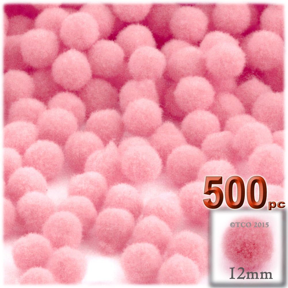 The Crafts Outlet 500-Piece Purple Pom Poms