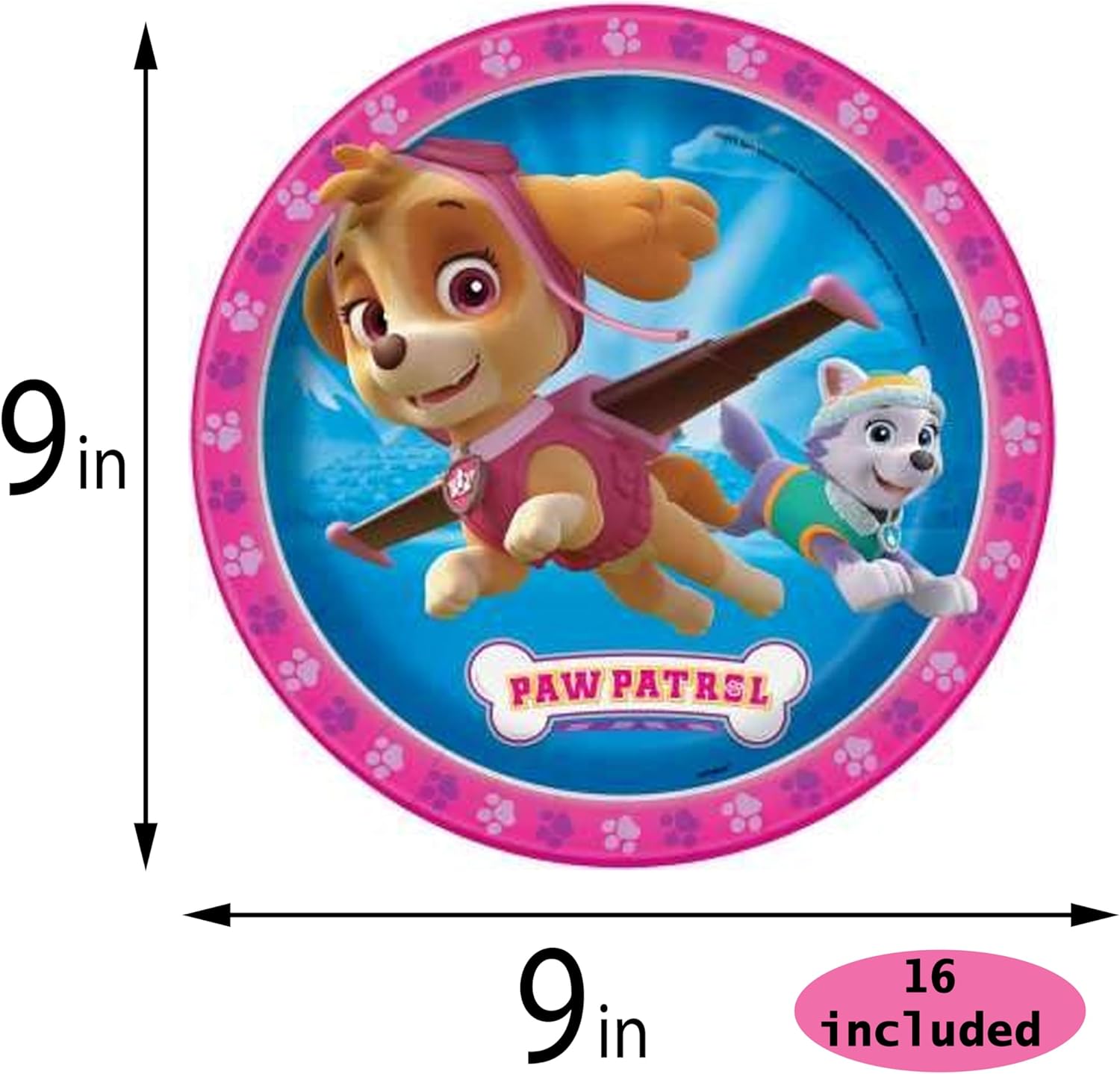 Paw Patrol Pink Party Pack for 16 Guests
