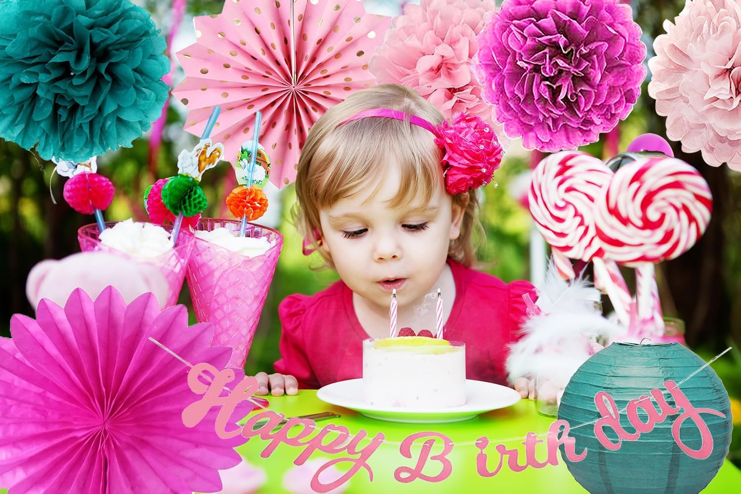 Happy Birthday Decorations for Women and Girls