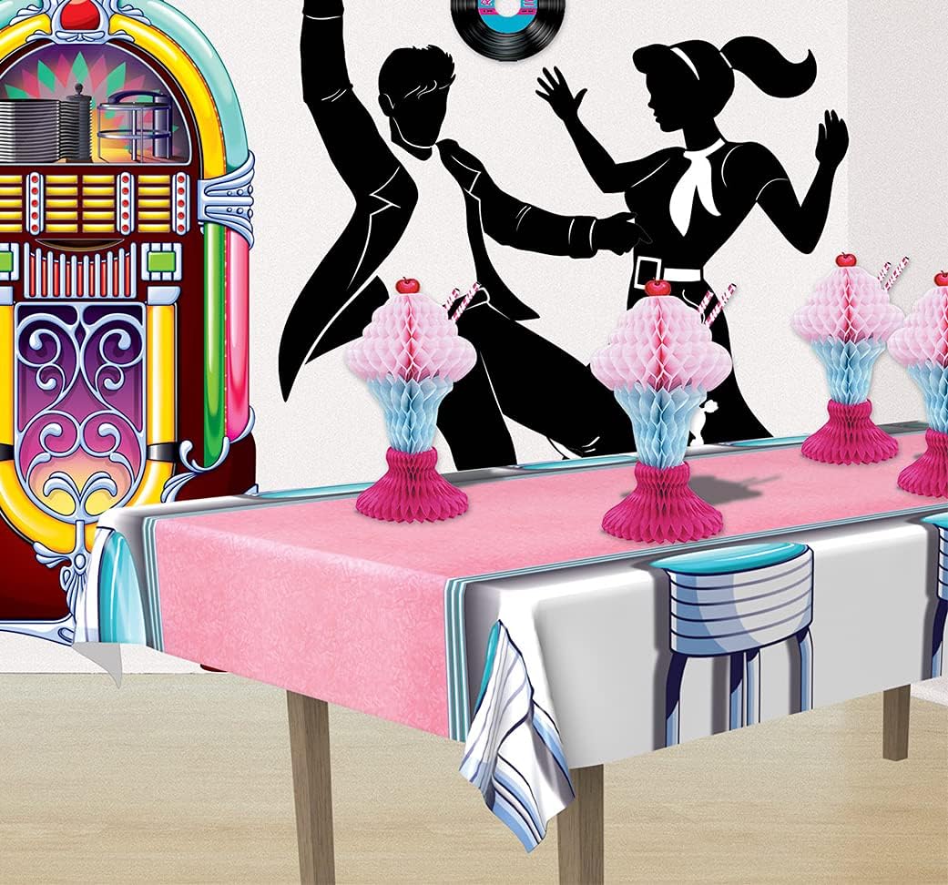 Tissue Ice Cream Sundae Party Decoration