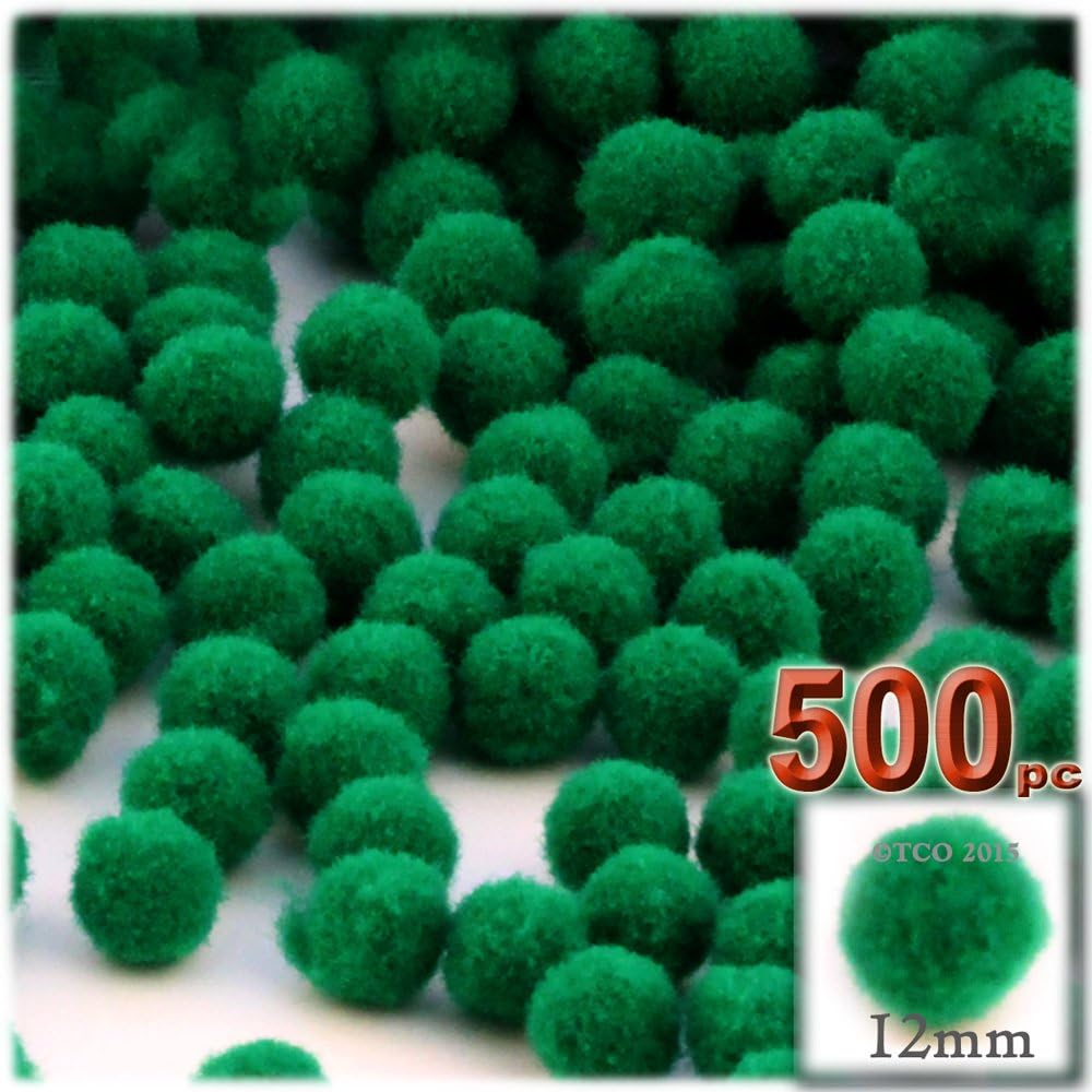 The Crafts Outlet 500-Piece Purple Pom Poms