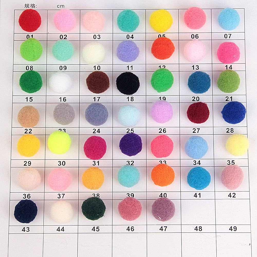 8mm Pompom Balls for DIY Crafts and Decorations