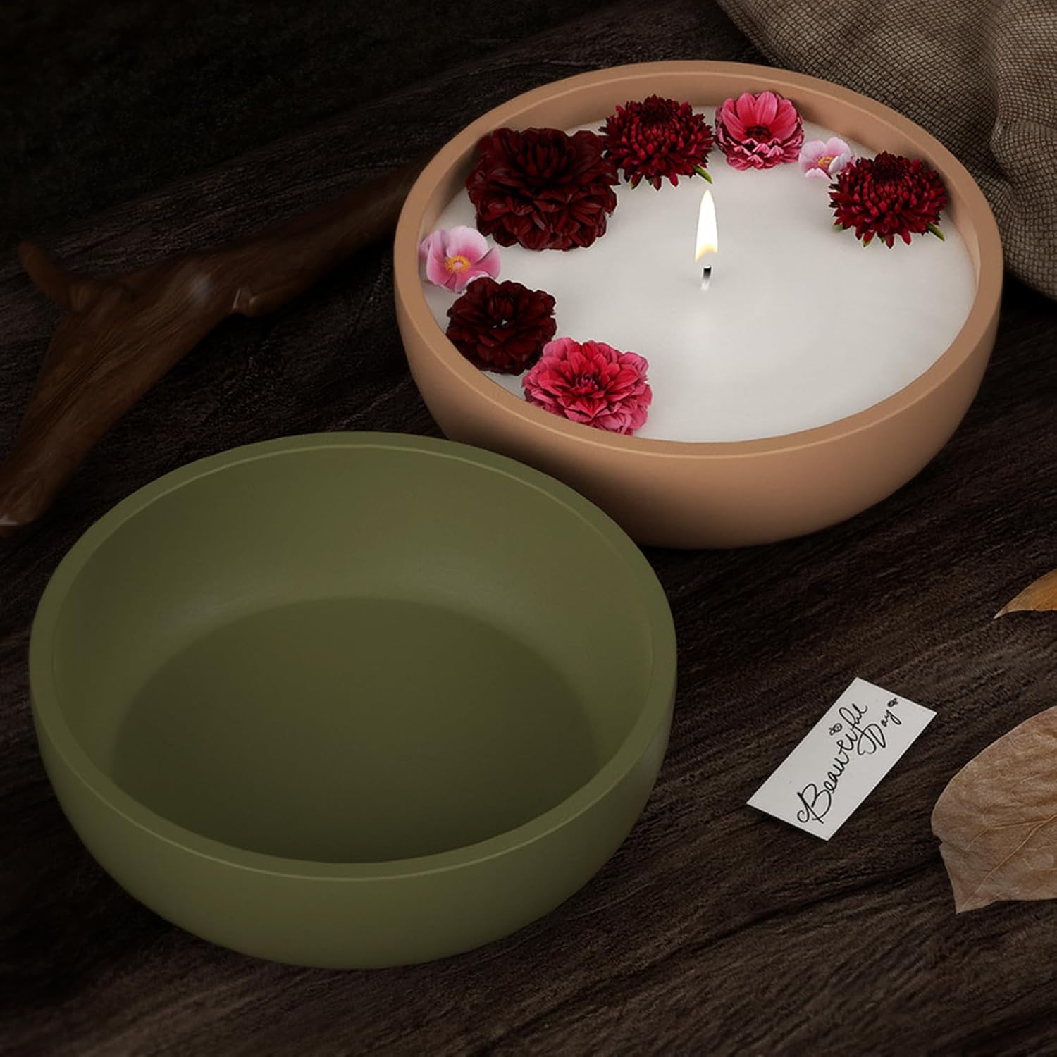 Big Round Resin Mold 82in for Candle Holders and Trinket Boxes
