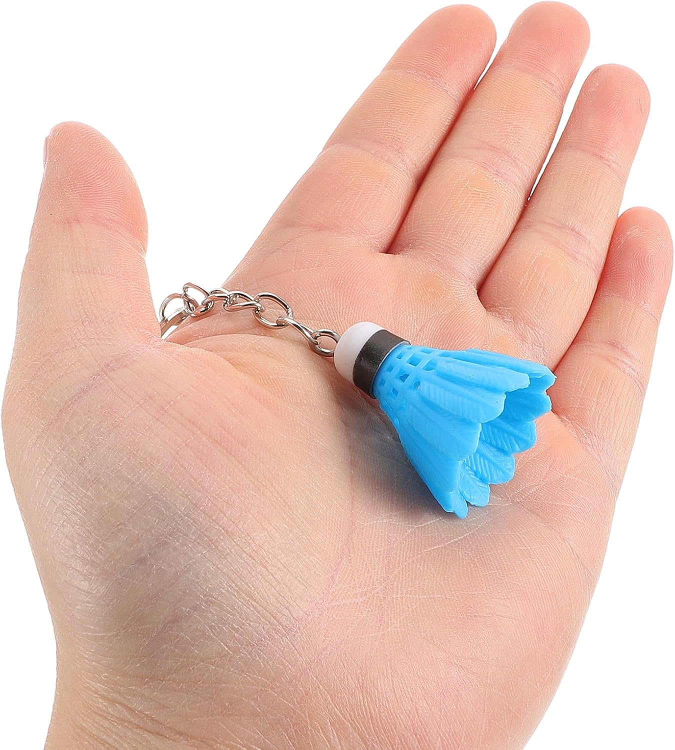 LUOZZY 9 Pcs Mini Badminton Ball Keychains