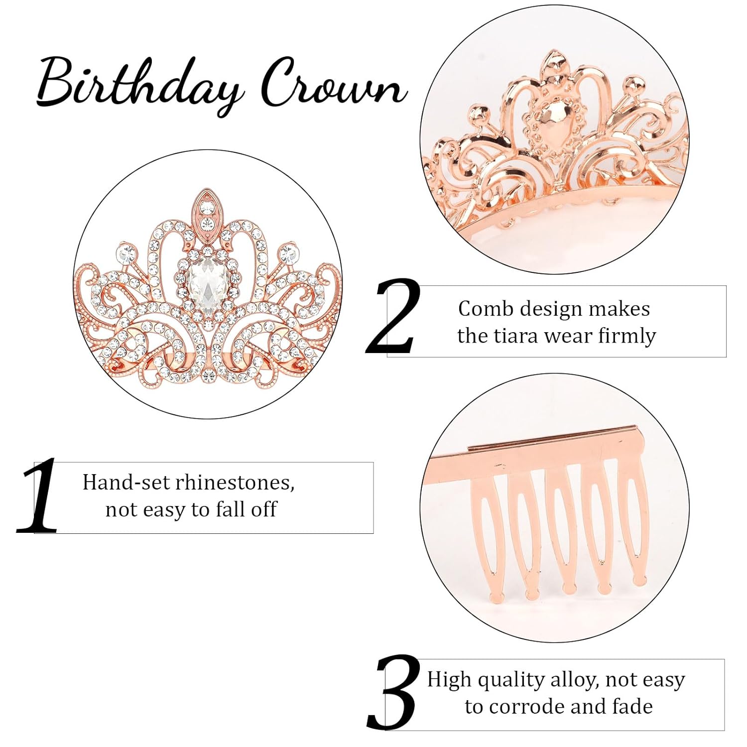 Semato Birthday Queen Crown and Sash Kit