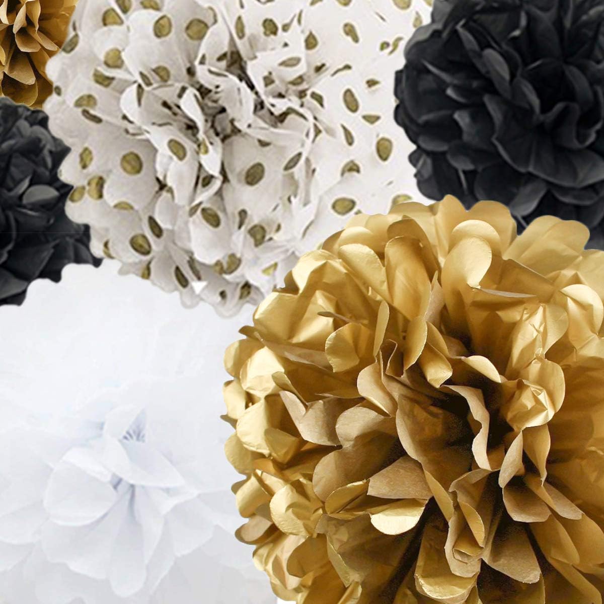 Tissue Paper Pom Poms 22Pcs Set for Party Decorations