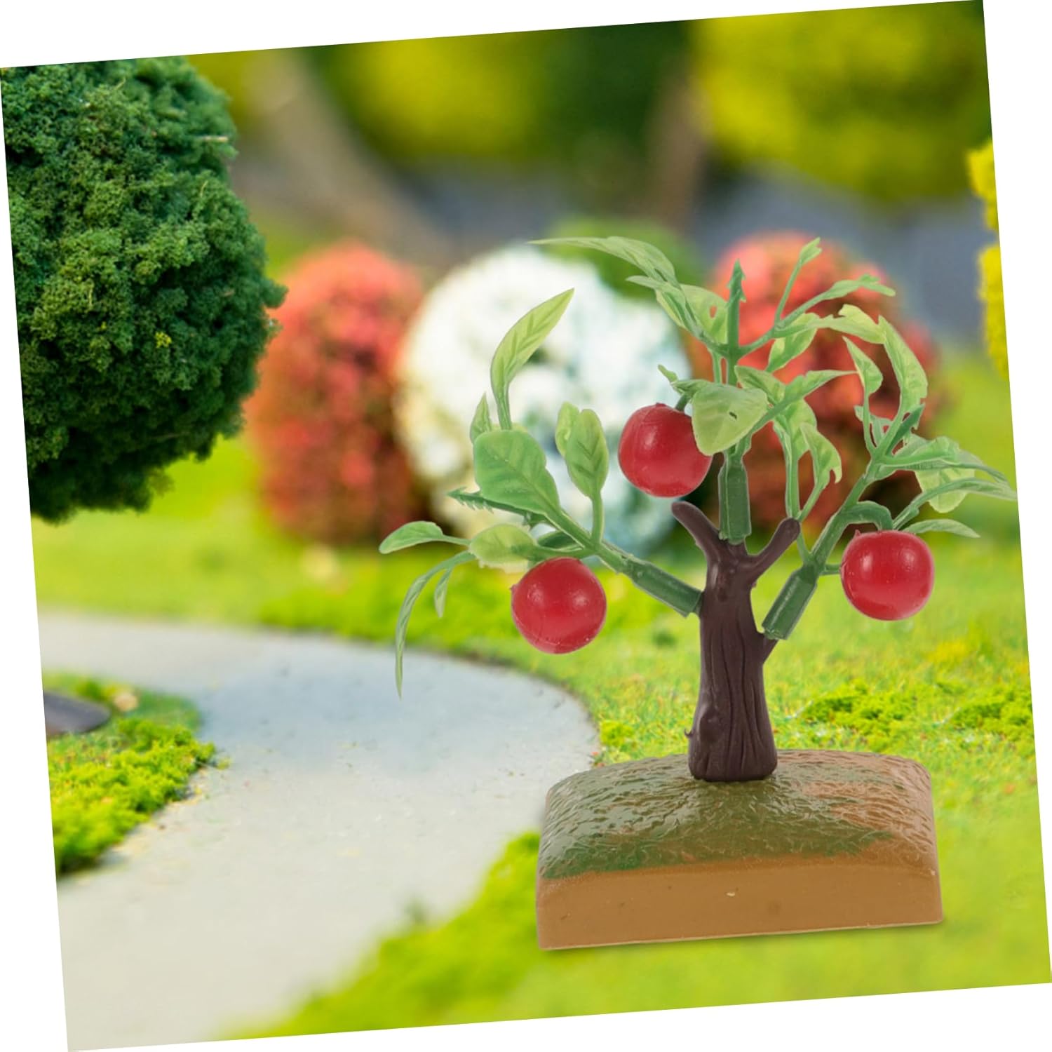 Happyyami 10pcs Miniature Model Trees for Crafts and Decorations