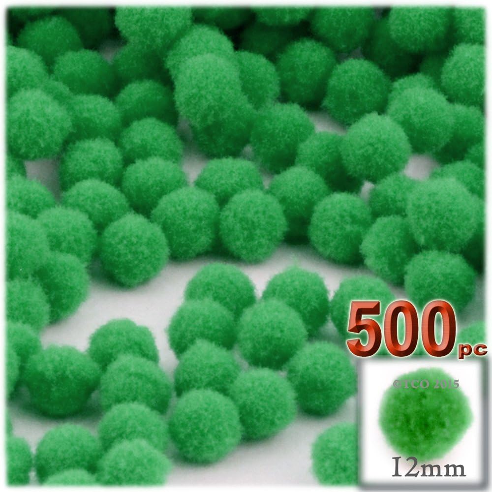 The Crafts Outlet 500-Piece Purple Pom Poms