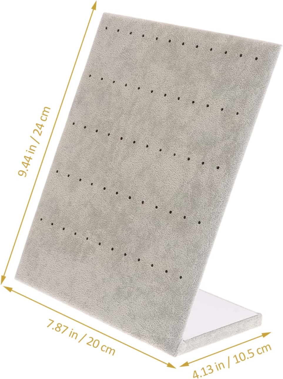Holibanna 2pcs Flannelette Earring Holder Display Stand