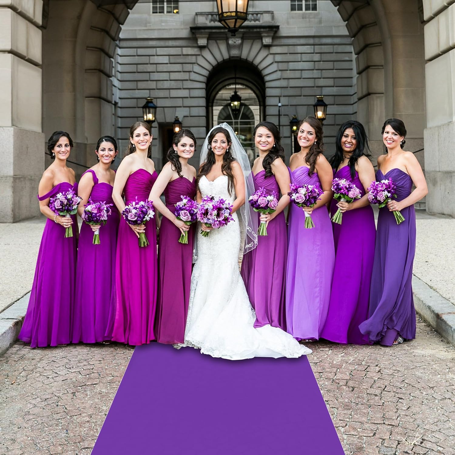 Purple Carpet Runner for Party - 26X15ft