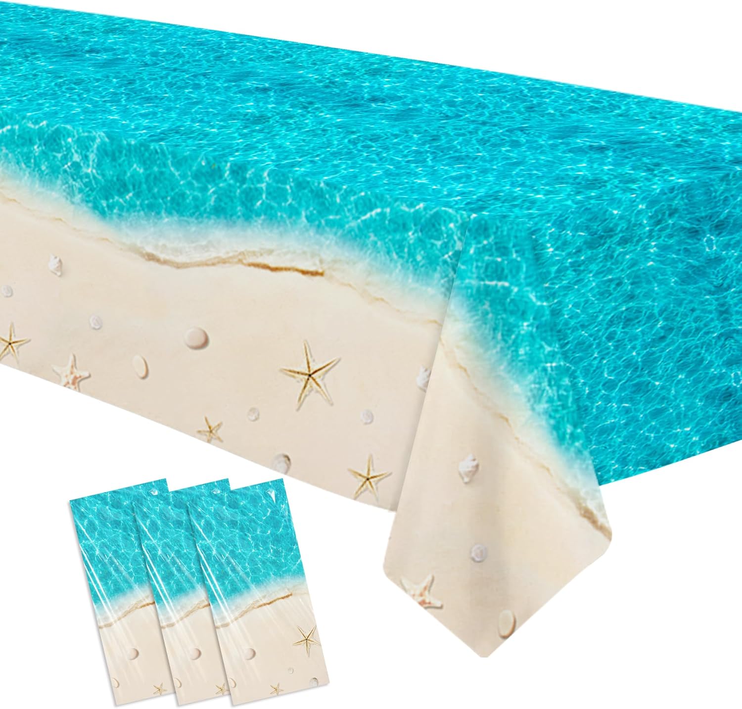 Srua Don Beach Party Tablecloths 3 Pack 55x86 Inches