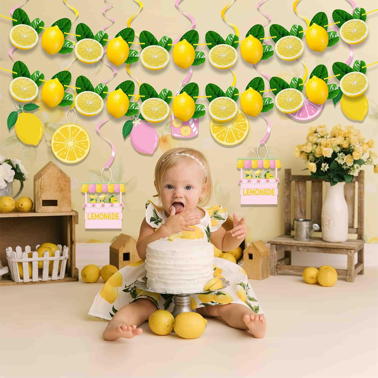 Lemon Garland Decoration for Summer Party