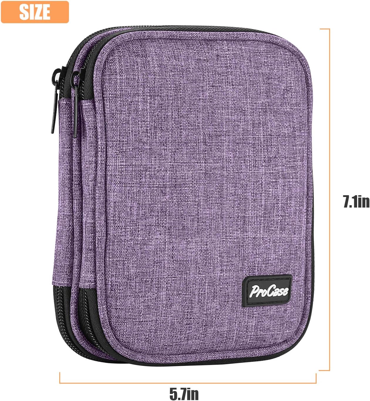 ProCase Crochet Hook Organizer Case Up to 65 Inches