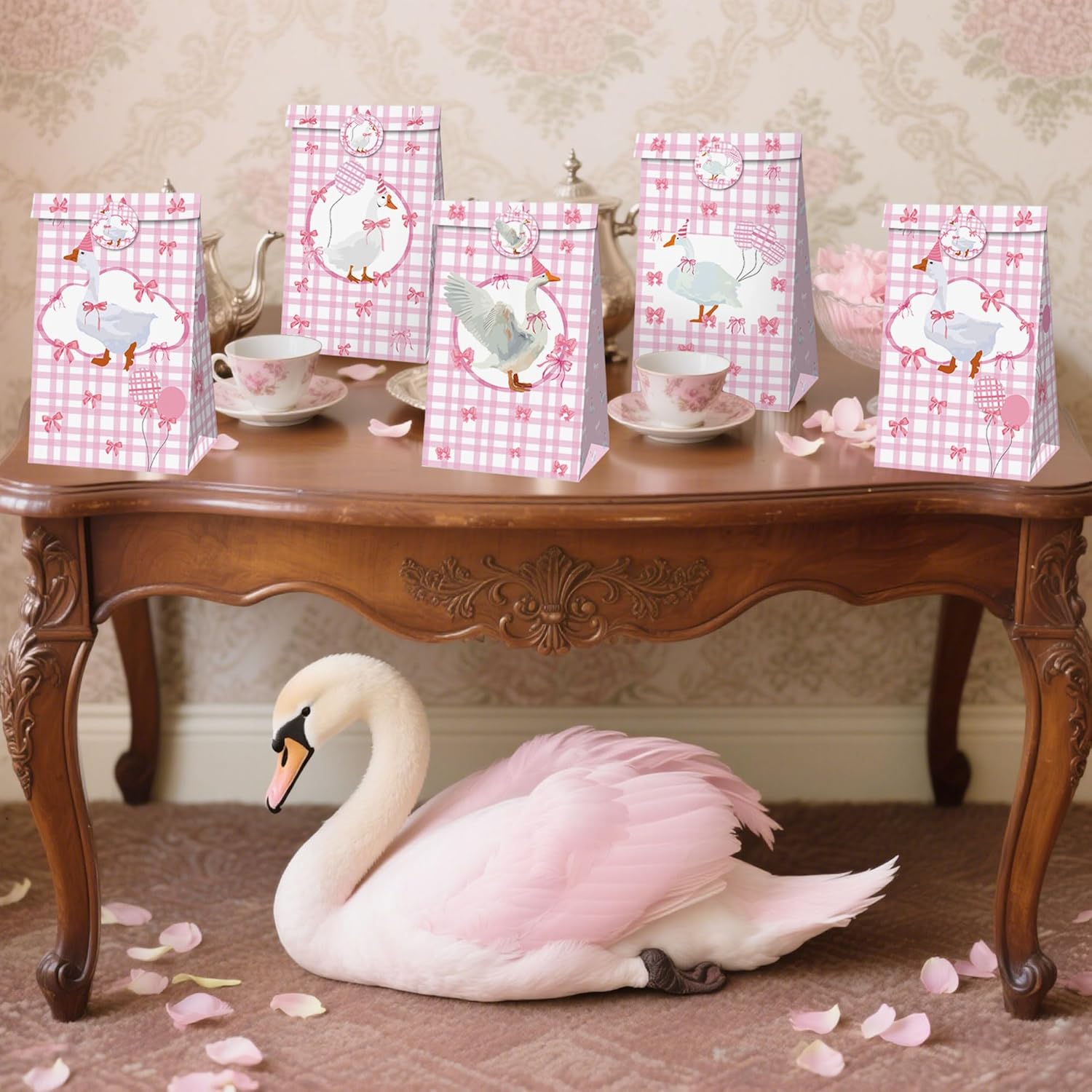 12 Pcs Pink Silly Goose Party Favors Supplies