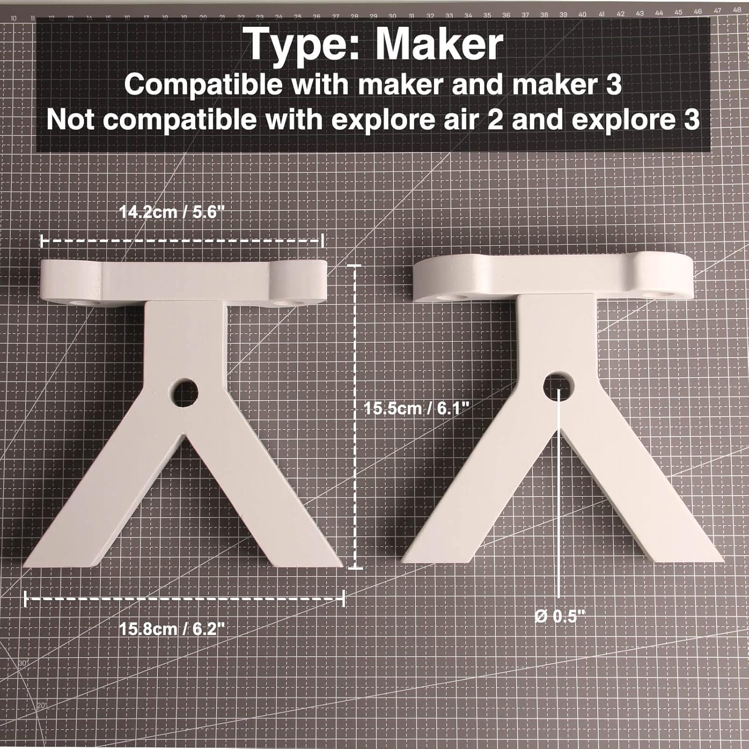 LOPASA Stand Legs for Cricut Maker 4 3 1 Craft Desk Organizer