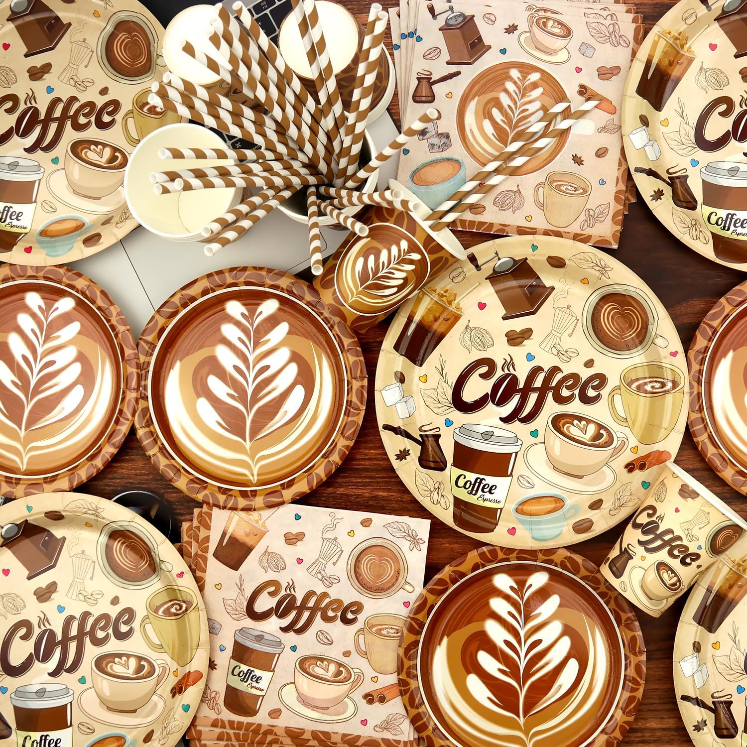 Coffee Party Supplies for 20 Guests