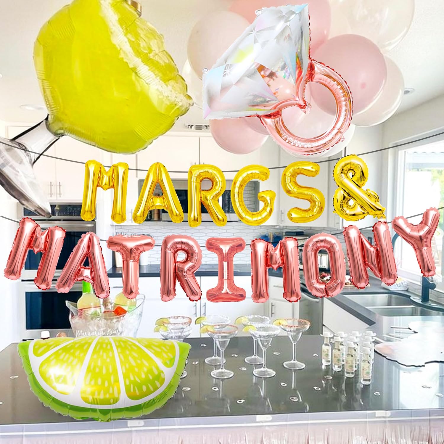 JeVenis Margarita and Matrimony Bachelorette Balloons