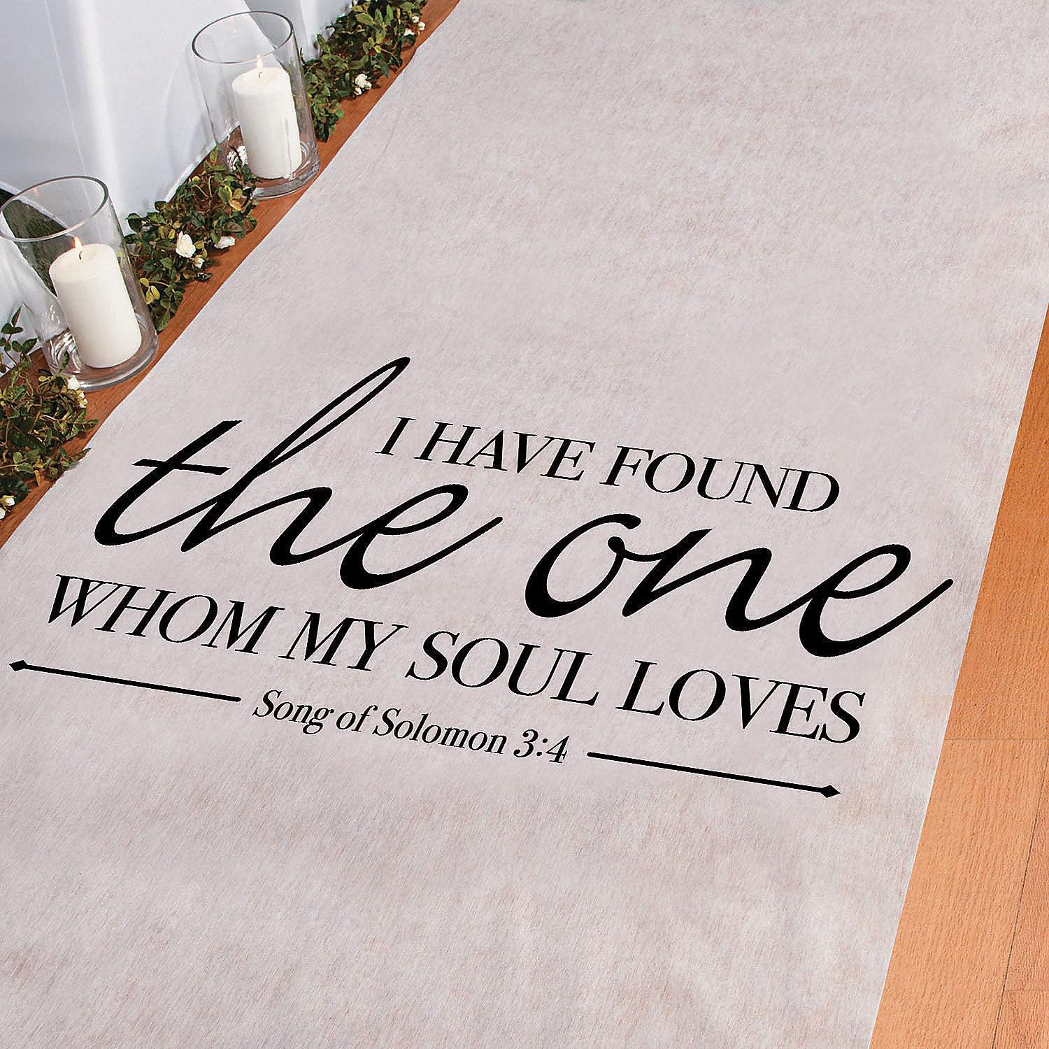 Song of Solomon Wedding Aisle Runner