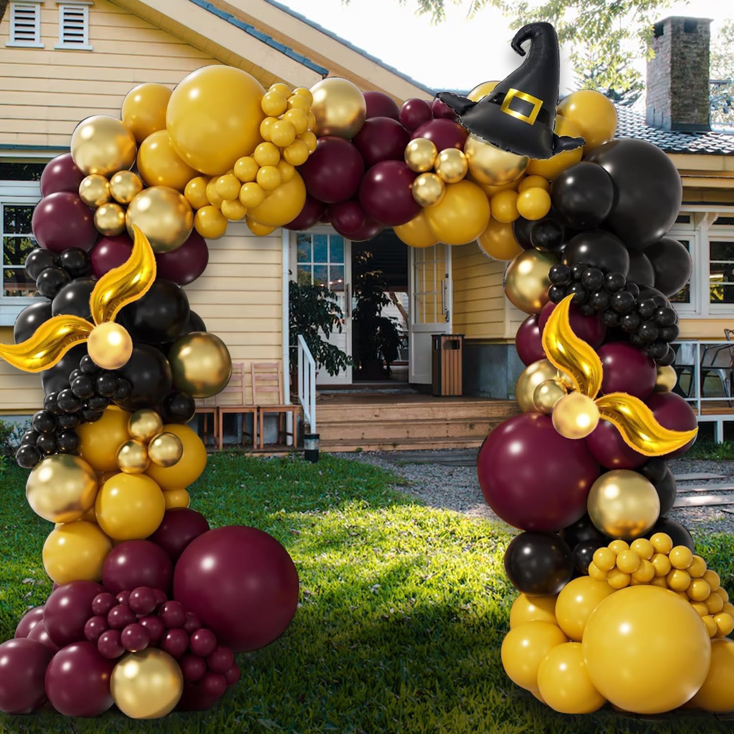 Halloween Balloon Arch Kit 139Pcs Wizard Theme Decor