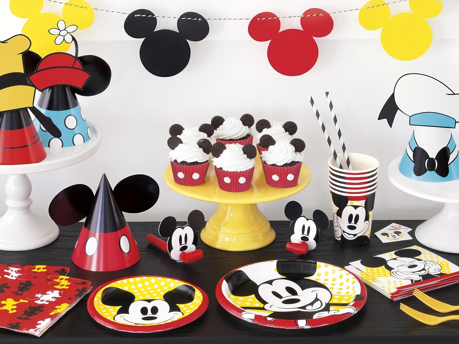 Mickey Mouse Birthday Party Supplies Bundle