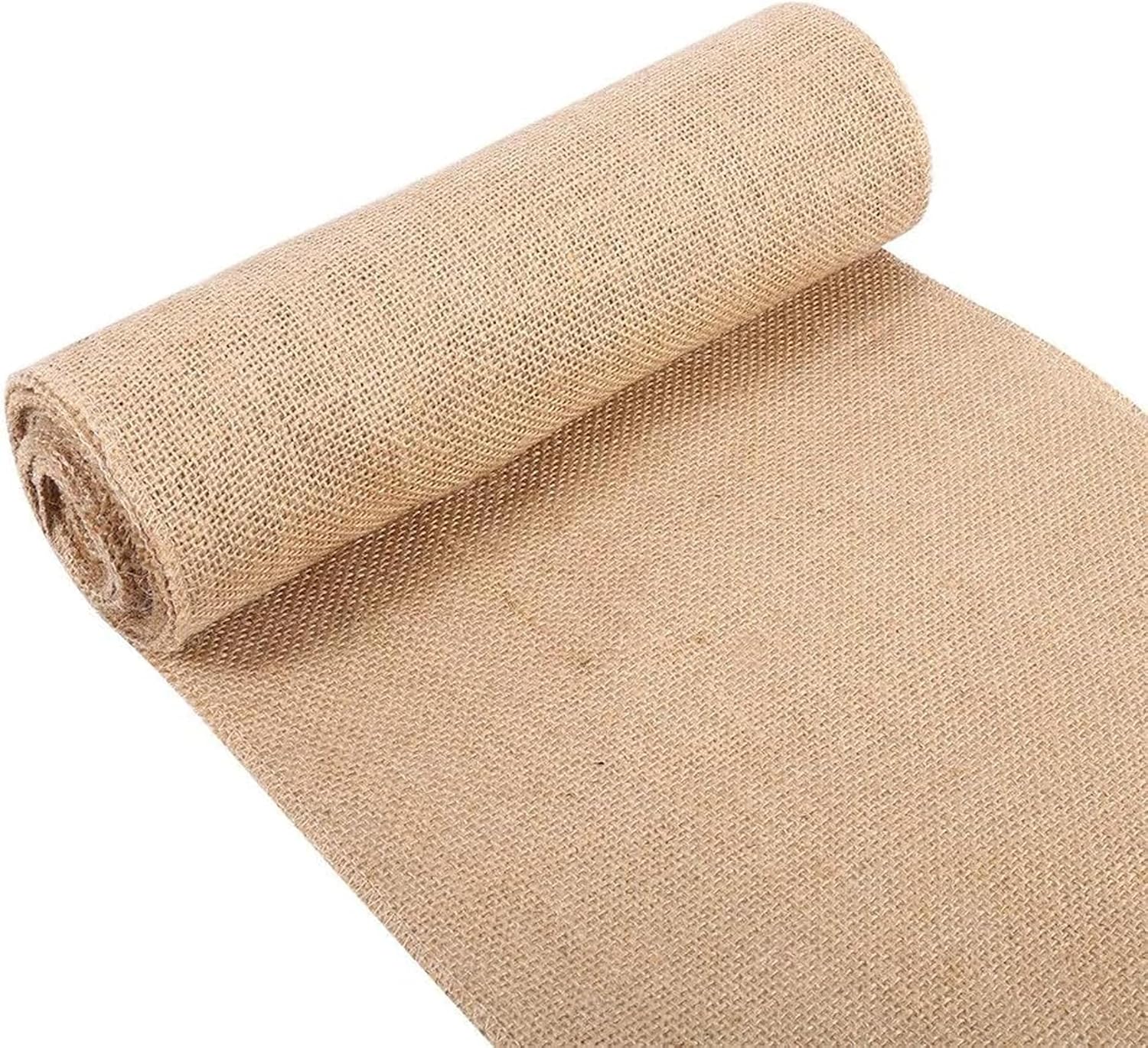 50 Inch x 30 Feet Natural Burlap Wedding Aisle Runner