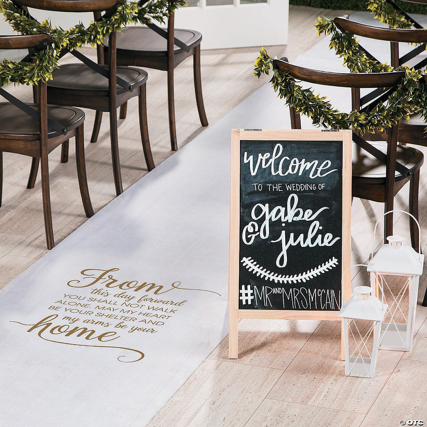 Fun Express 100 Foot Wedding Aisle Runner for Indoor and Outdoor