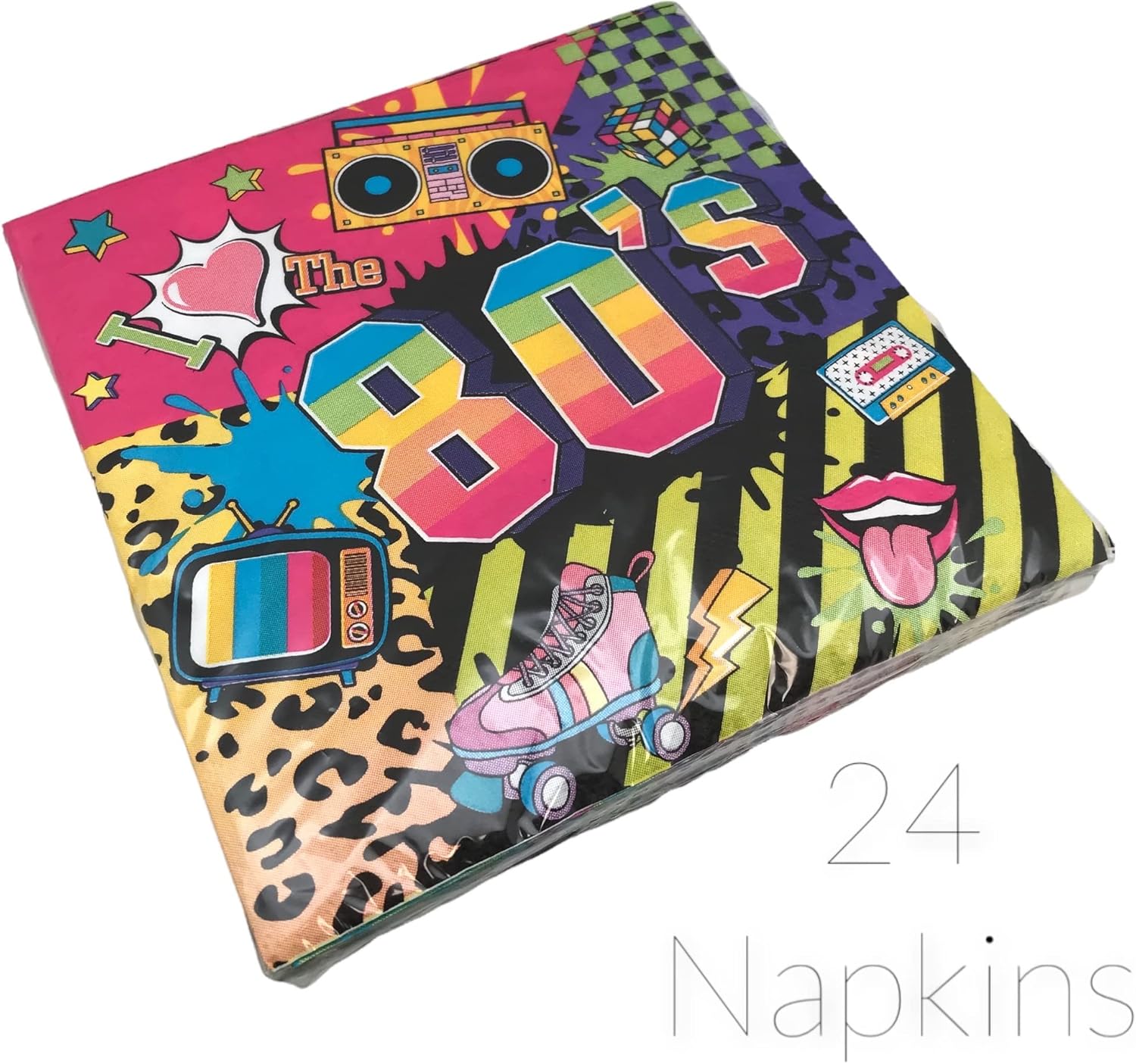Oojami 80s Party Pack Serves 24 Guests