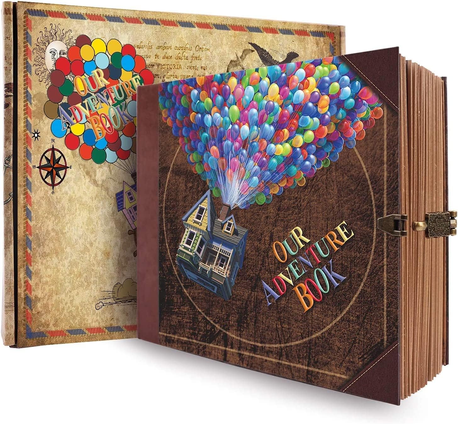 Retro Style Travel Photo Book with Gift Box