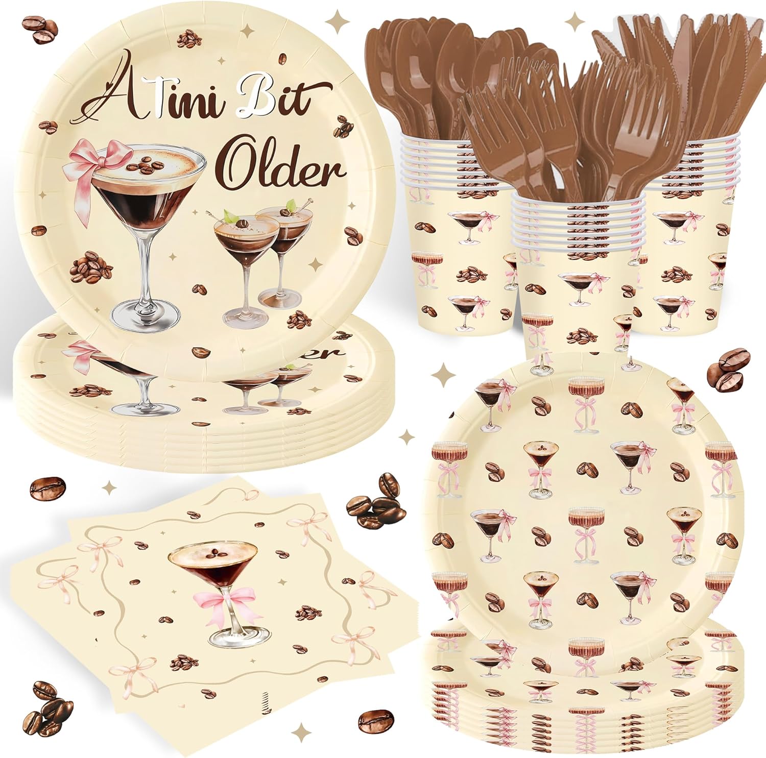 A Tini Bit Older 140 Pcs Party Supplies Set for 20 Guests