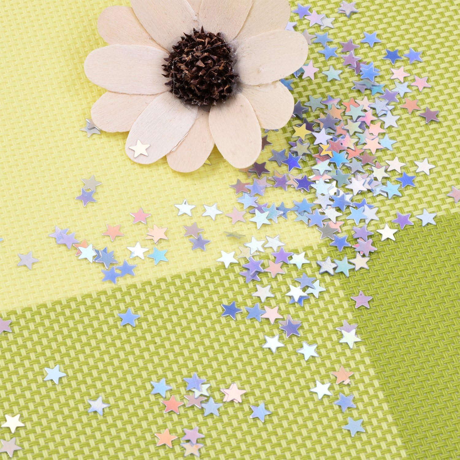 EBOOT Multicolor Holographic Star Confetti 14 Inch