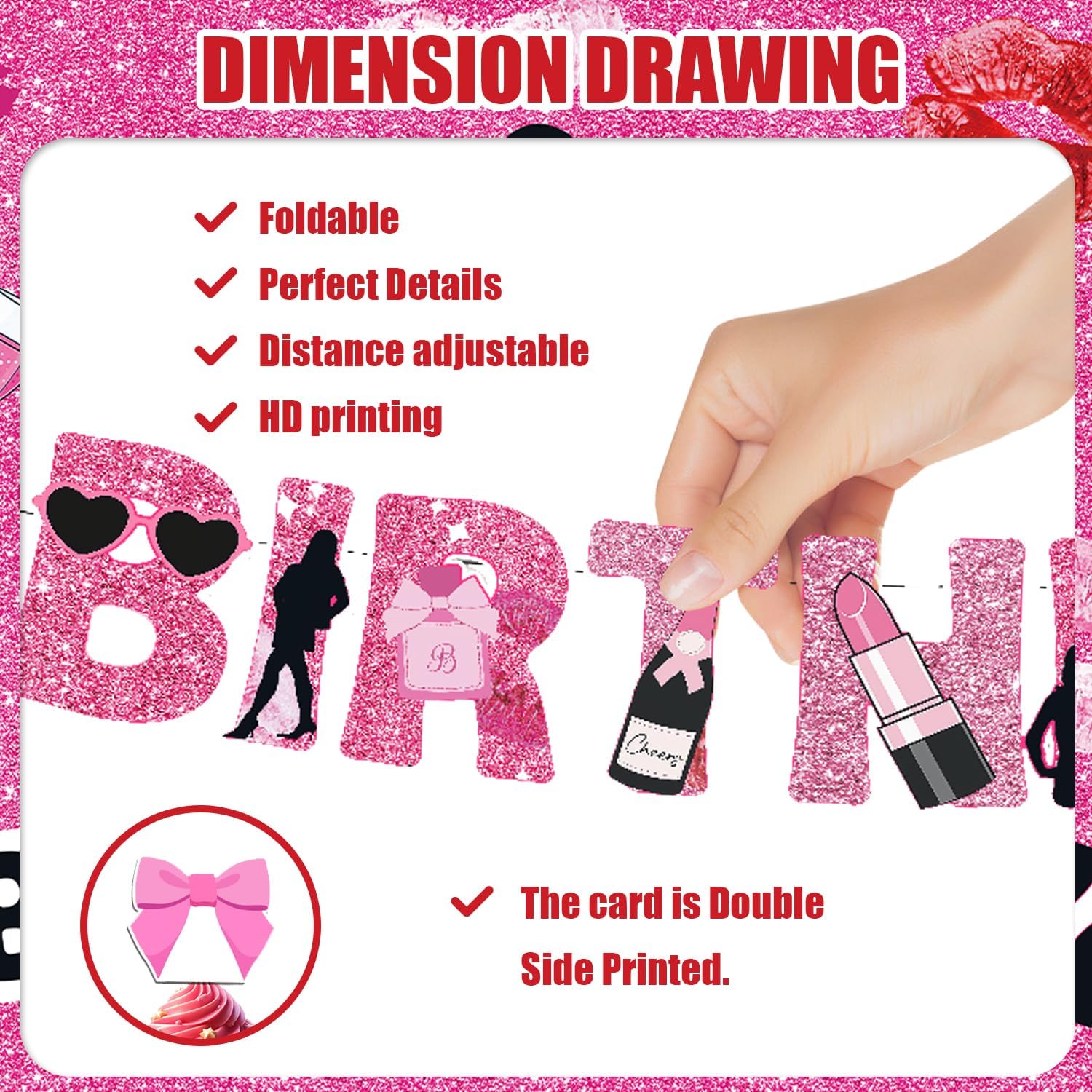 42Pcs Mean Girls Party Decorations Set