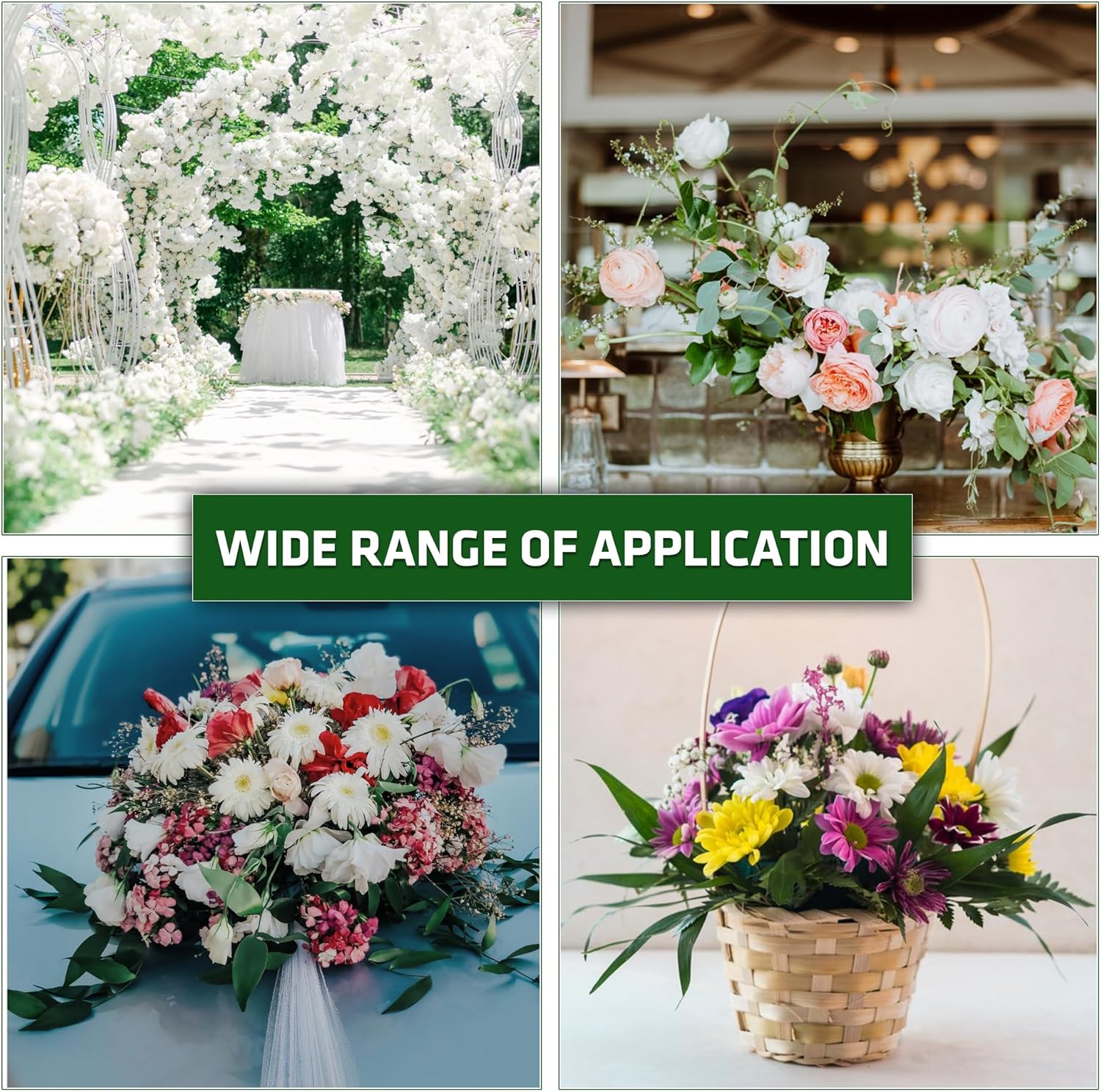 3 PCS Wet Floral Foam Blocks for Fresh Flowers and Decorations