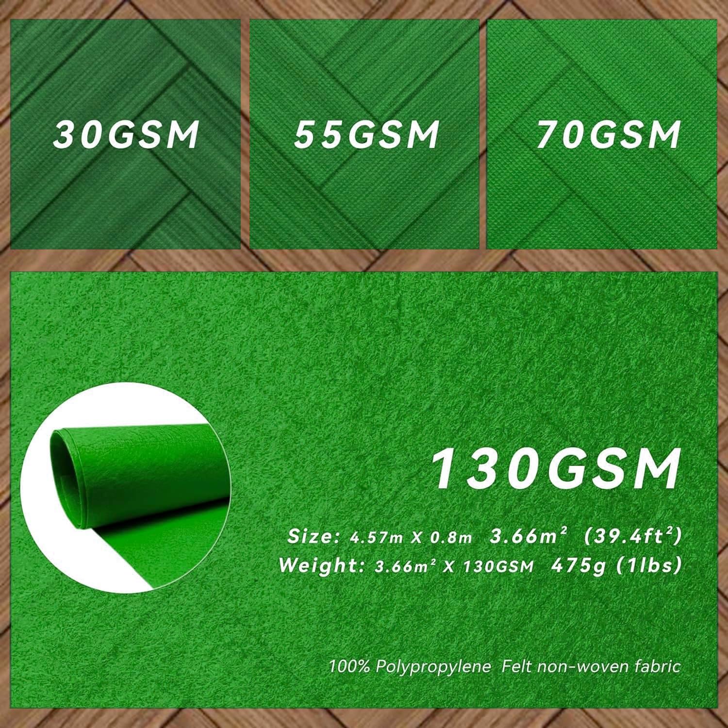 Grass Green Carpet Runner for Party 26x15ft