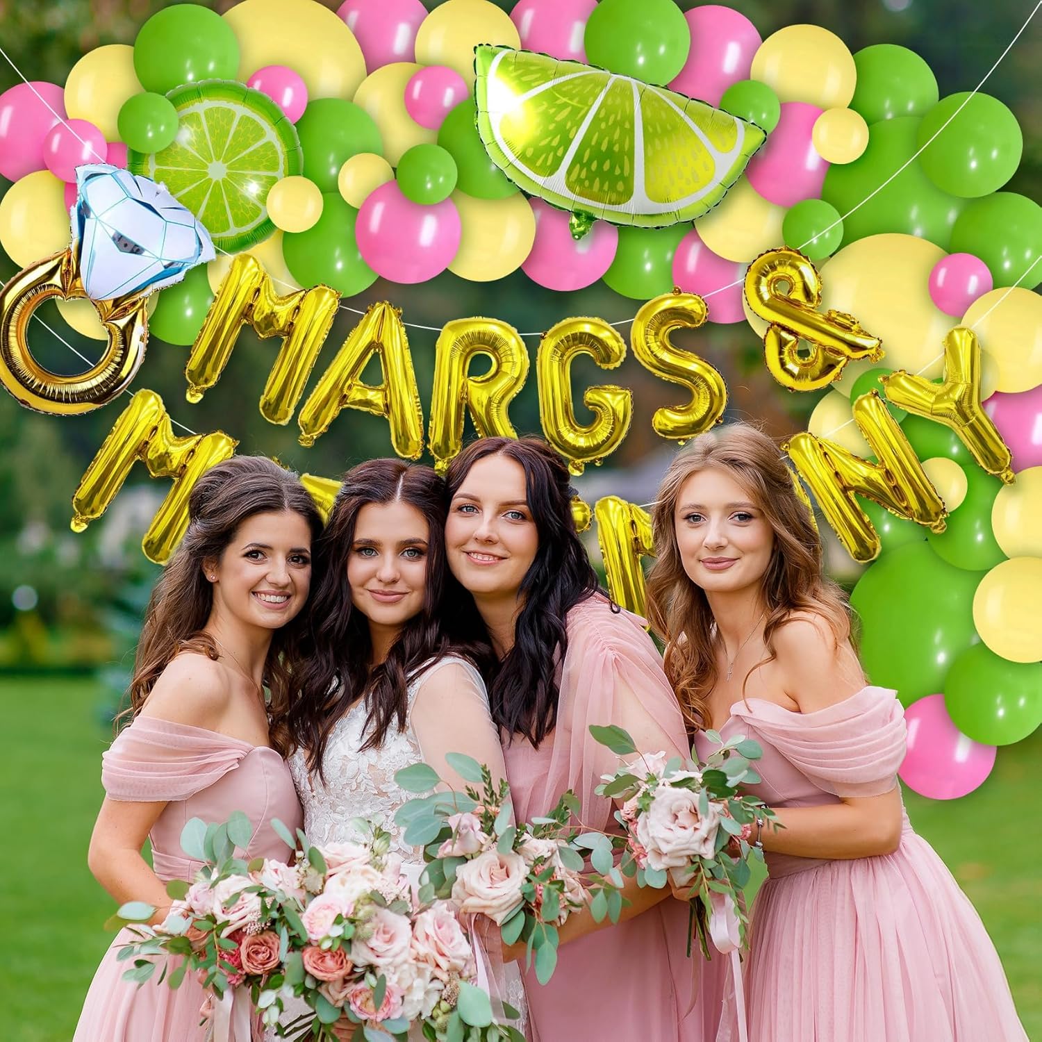 Margs Matrimony Bachelorette Balloons 62pcs Set
