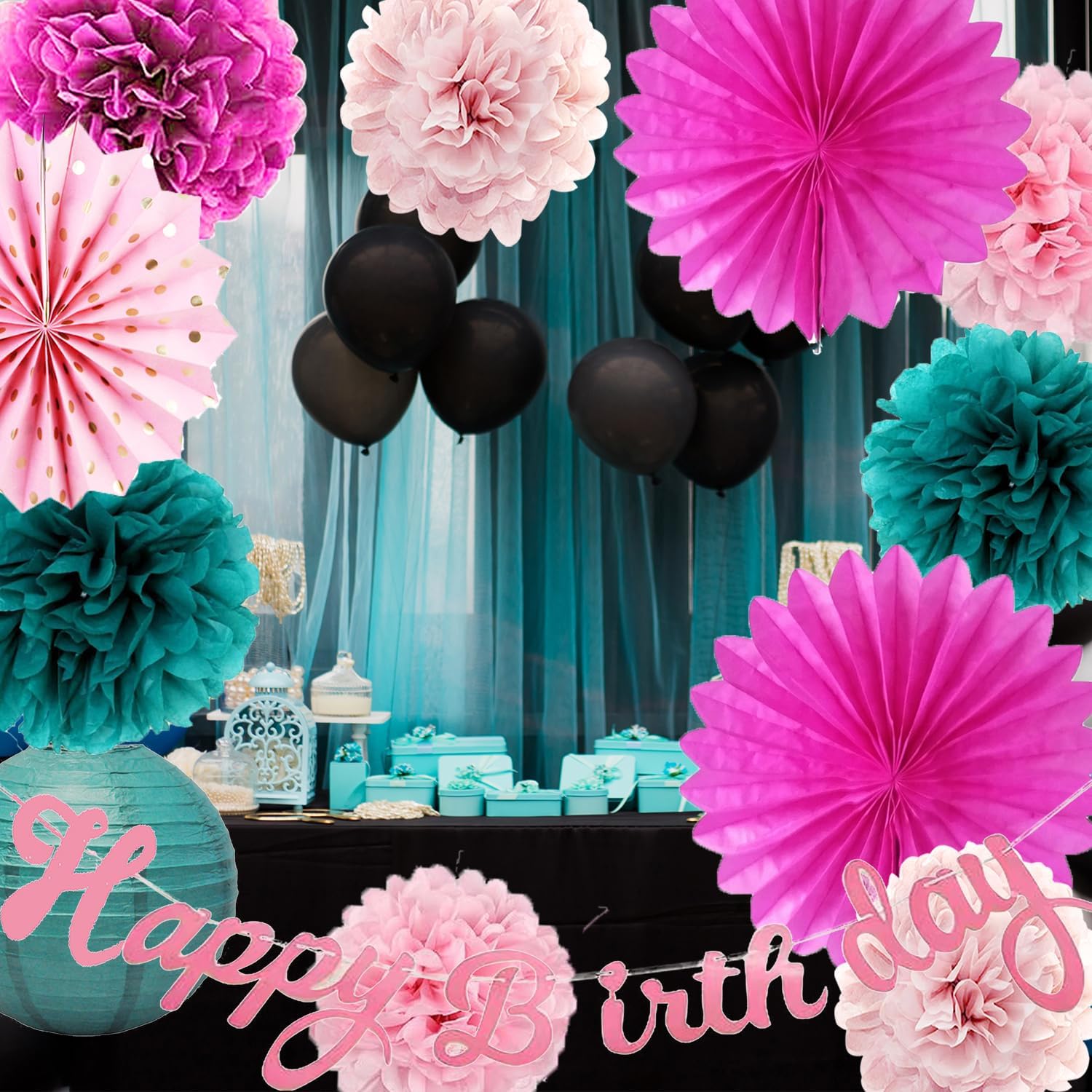 Happy Birthday Decorations for Women and Girls